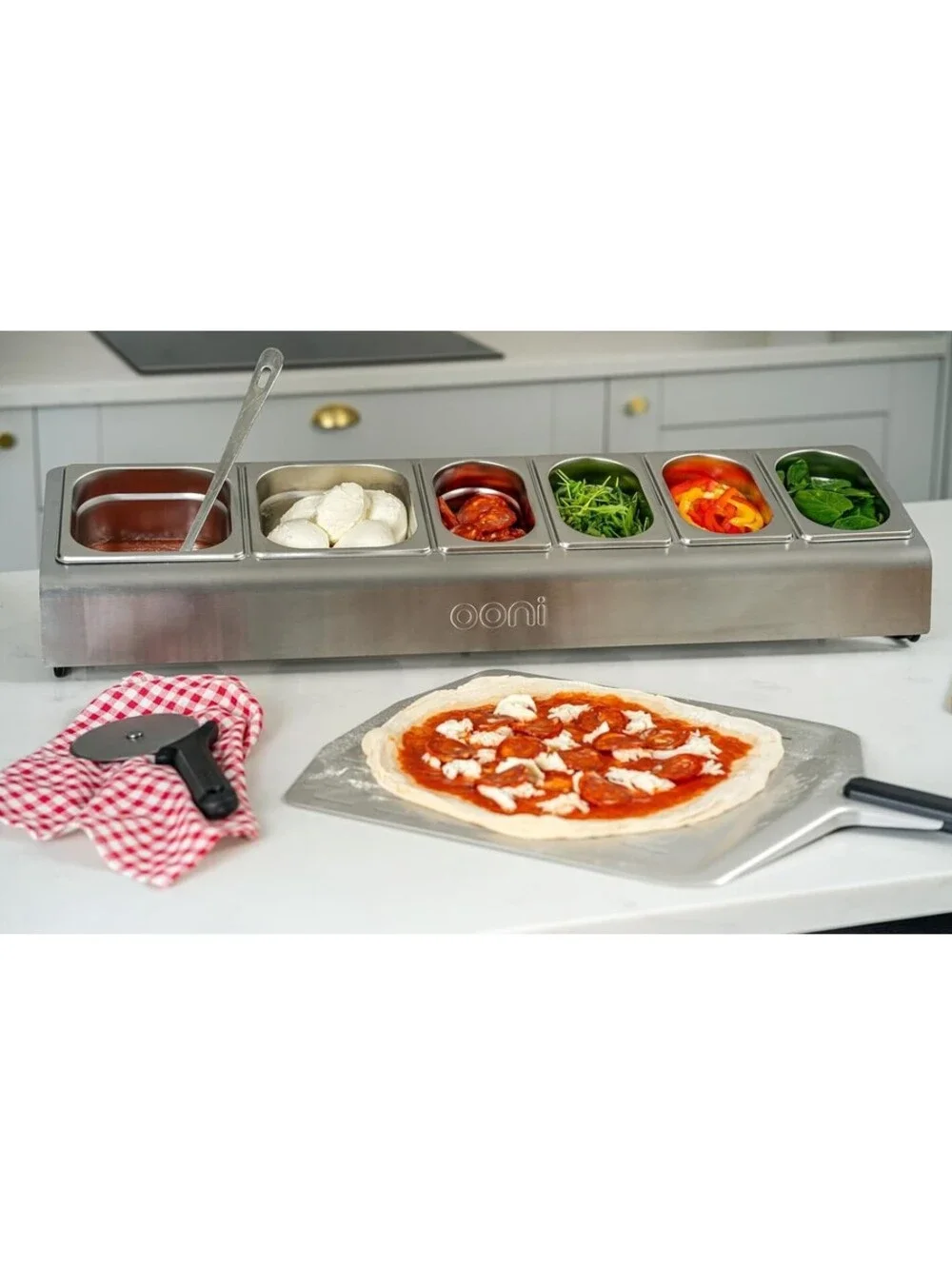 Ooni Pizza Topping Station (Stainless Steel)